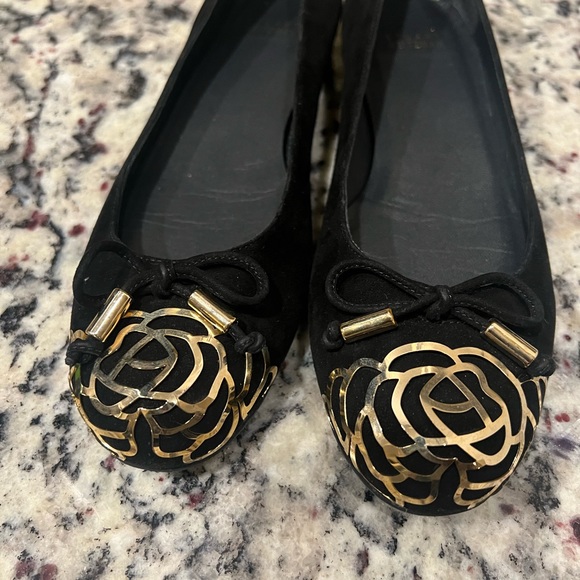 Stuart Weitzman black flat with caged toe 8N - Picture 10 of 10